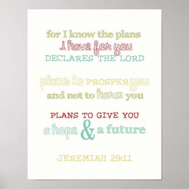 Hoffnung und Plakatdruck Poster (Vorne)