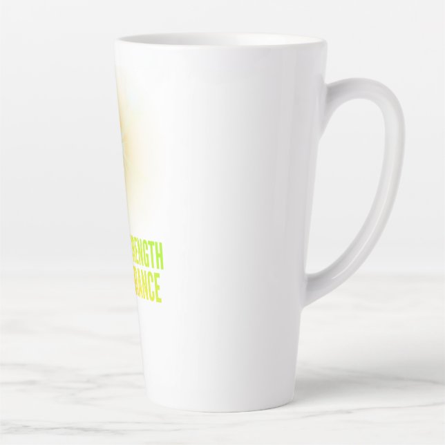 Hoffnung und Stärke Durchhaltevermögen Digital Des Milchtasse (Rechts)