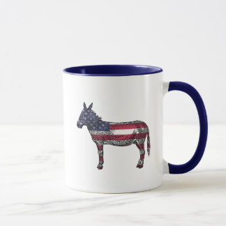 Hoffnung und Wandel Demokratie Donkey - Politische Tasse