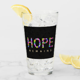 Hoffnung vergeht nie | Inspirierende Hoffnung blei Glas
