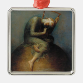 Hoffnung (von George Frederick Watts) Ornament Aus Metall