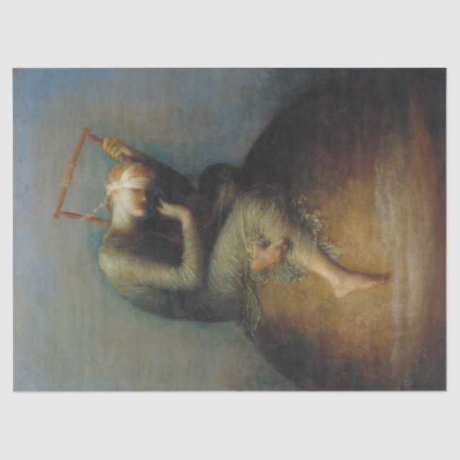 Hoffnung (von George Frederick Watts) Seidenpapier (Vorderseite)