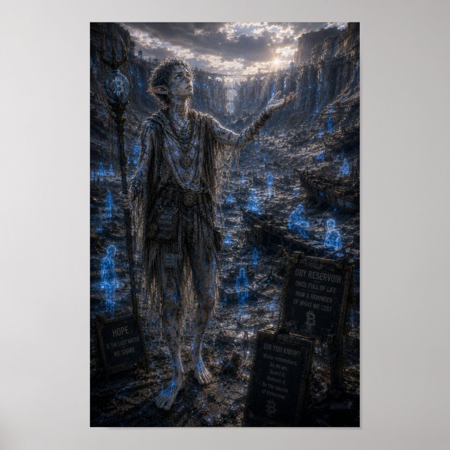 Hoffnung / Wasserverwalter / Trockenes Reservoir Poster (Vorne)