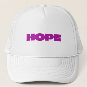 Hoffnung - White Trucker Hat Truckerkappe