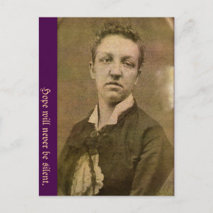 Hoffnung wird nie schweigen postkarte