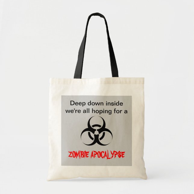 "Hoffnungen für eine Zombie-Apokalypse" Tasche (Vorne)