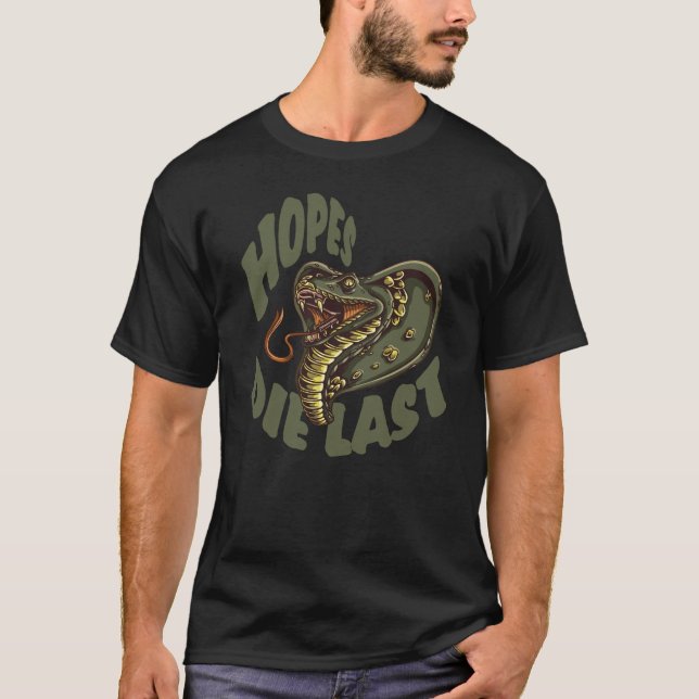 Hoffnungen zuletzt die - COBRA SNAKE T-Shirt (Vorderseite)