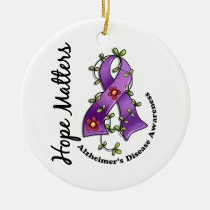 Hoffnungs-Angelegenheits-Alzheimer des Keramik Ornament