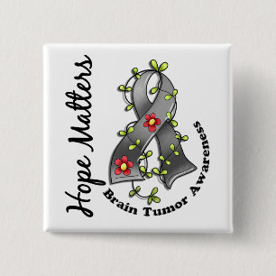 Hoffnungs-Angelegenheits-Gehirn-Tumor des Button