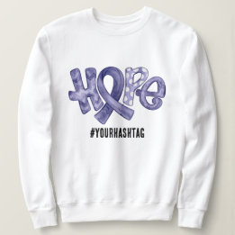 Hoffnungs-Bewusstseins-Schleife Personalisierter H Sweatshirt