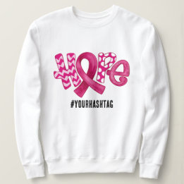 Hoffnungs-Bewusstseins-Schleife Personalisierter H Sweatshirt