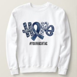 Hoffnungs-Bewusstseins-Schleife Personalisierter H Sweatshirt