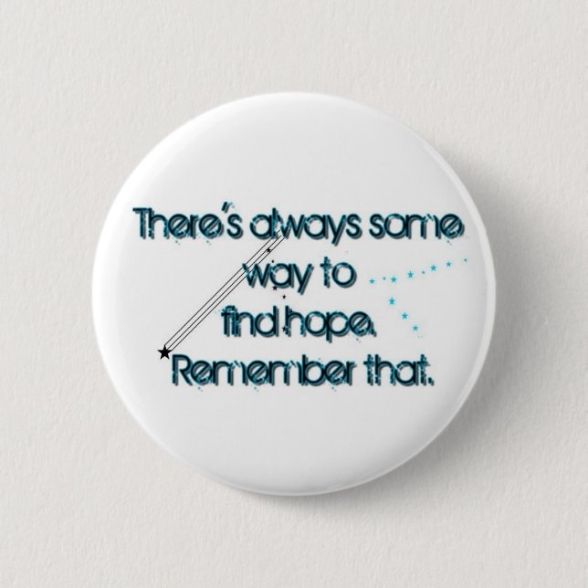 Hoffnungs-Button Button (Vorderseite)