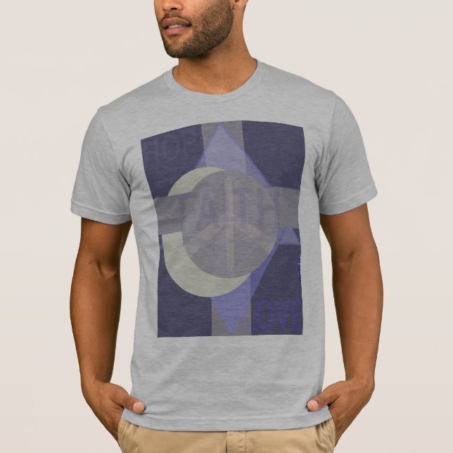 Hoffnungs-Glauben-Liebec$plus-size-UnisexT - Shirt (Vorderseite)