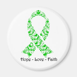 Hoffnungs-grünes Bewusstseins-Band Magnet