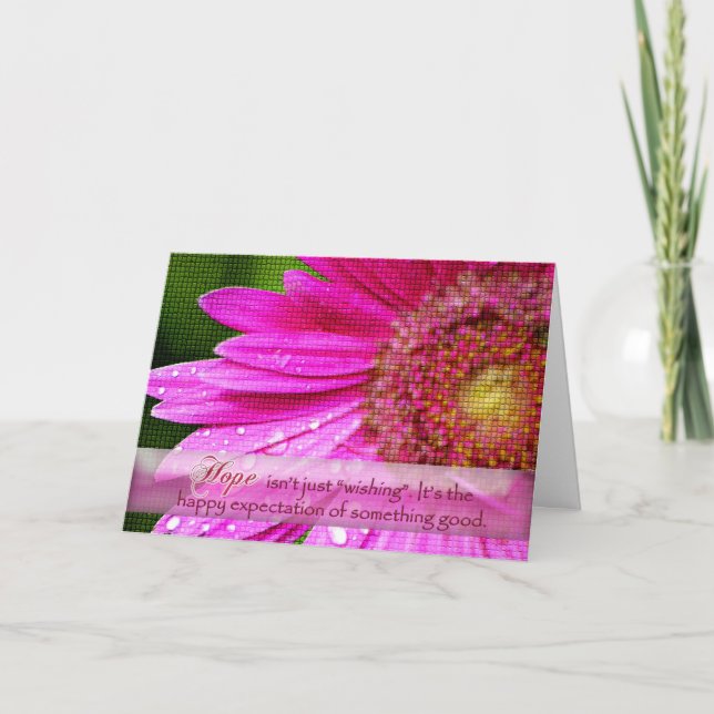 Hoffnungs-Gruß-Karte Karte (Vorderseite)