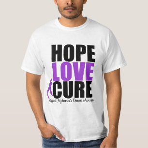 Hoffnungs-Liebe-Heilungs-Alzheimer Krankheit T-Shirt