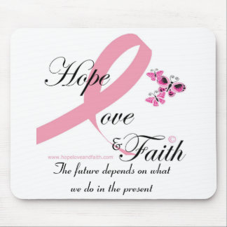 Hoffnungs-Liebe und Glaube mousepad