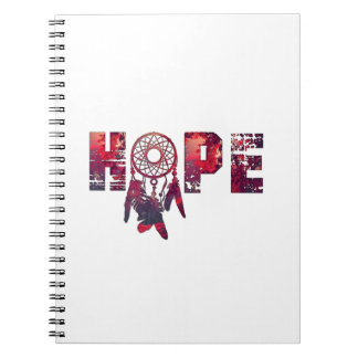 Hoffnungs-Notizbuch-Design Notizblock
