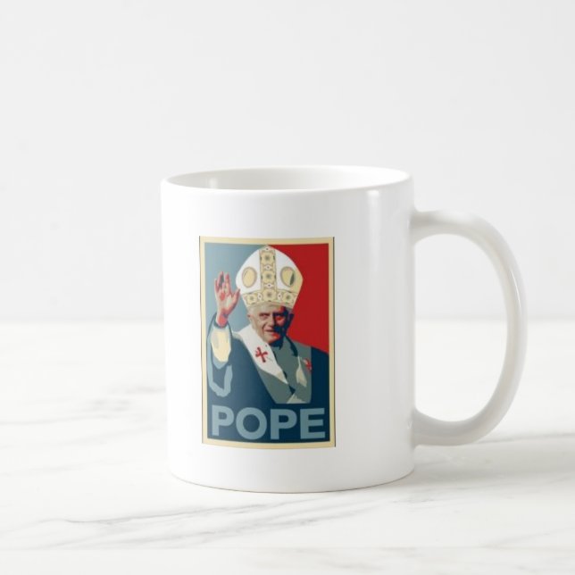 HOFFNUNGS-PAPST TASSE (Rechts)