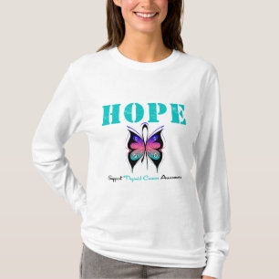 Hoffnungs-Schilddrüsenkrebs-Schmetterling T-Shirt