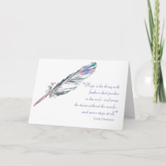 Hoffnungs-Zitat-Karte Karte