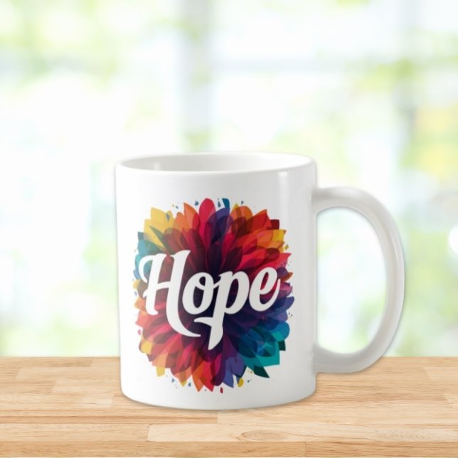 Hoffnungsbecher - Inspirierender Hoffnung Tasse - (HOPE)