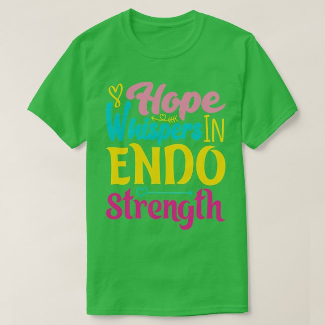 Hoffnungsflüster endo Kraft T-Shirt (Design vorne)