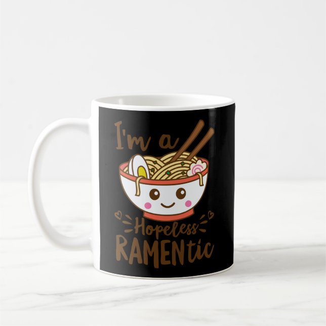 hoffnungslos Ramentic Hoodie Niedlich Kawaii Ramen Kaffeetasse (Links)