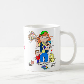 Hoffnungslose Bleibe-an-Zuhause Mama-Tasse Kaffeetasse