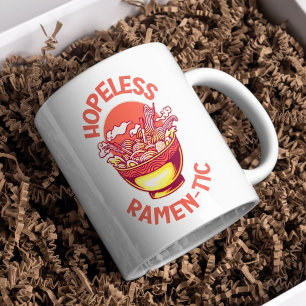 Hoffnungslose Ramen-tic - Funny Japanischer Noodle Kaffeetasse