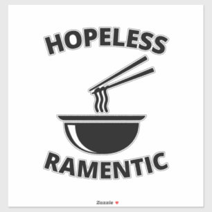 hoffnungslose Ramentenkleber Aufkleber