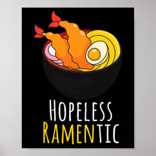 hoffnungslose Ramentic Niedlich Kawaii Ramen Noodl Poster