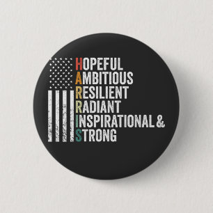 Hoffnungsvoll ambitionierter widerstandsfähiger Ra Button