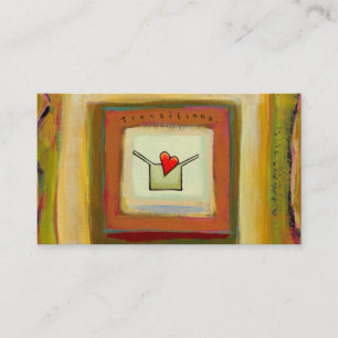 Hoffnungsvolle Kunst der Übergangsannahme-Änderu Visitenkarte