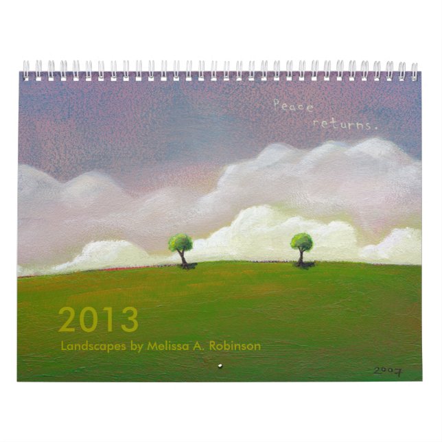 Hoffnungsvolle Malereien 2013 des wunderlichen Kalender (Titelbild)