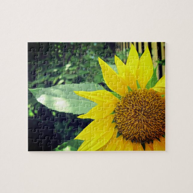 Hoffnungsvolle Sonnenblume Entspannen Selbstpflege Puzzle (Horizontal)