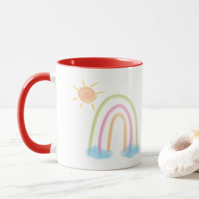 Hoffnungsvolle Tasse (Mit Donut)