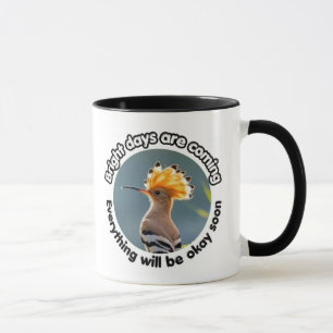 Hoffnungsvoller Wiedehopf-Vogel-Mug – Helle Tage K Tasse