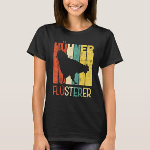 Hofgelände Demic Vintage Retro Hühner Flüstern Tra T-Shirt