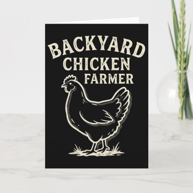 Hofhuhn Farmer _1  Karte (Vorderseite)