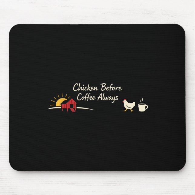 Hofhühner Lebensstil Hühnerhalter Leben Geflügel Mousepad (Vorne)