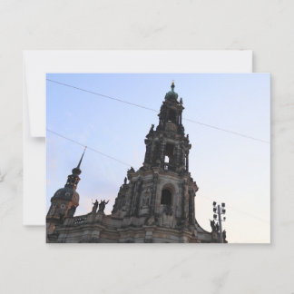 Hofkirche (Dresden Cathedral) at Schlossplatz Postkarte