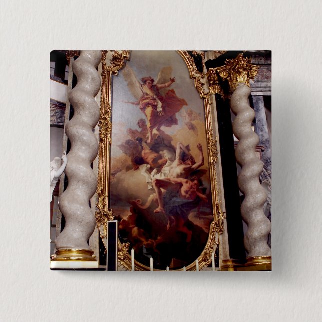 Hofkirche Kapelle im Residenz-Palast, Button (Vorderseite)
