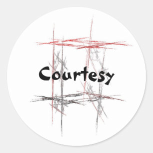 Höfliche Aufkleber für Kampfkunst