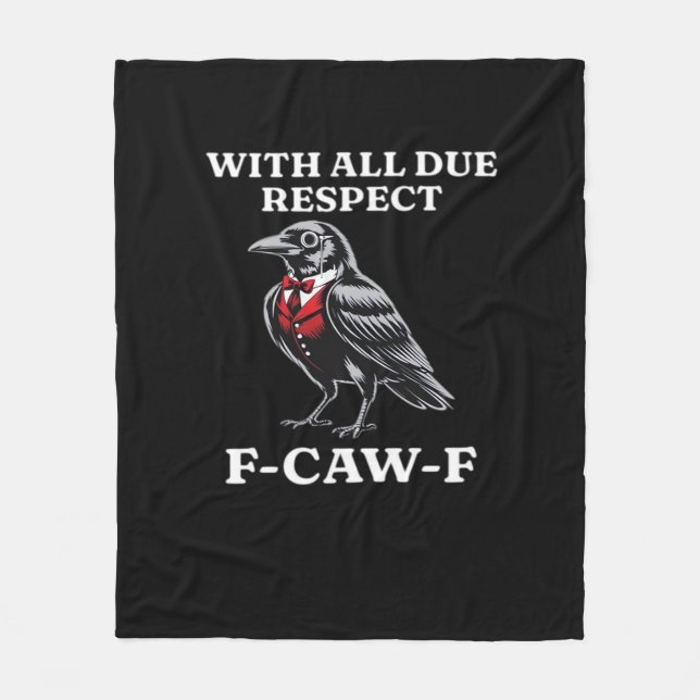 Höfliches F-Caw-F Fleecedecke (Vorderseite)
