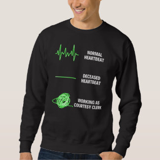 Höflichkeitsangestellter Arbeiter Lustige Höflichk Sweatshirt