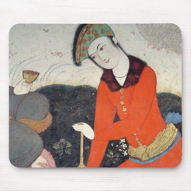 Höfling am Gericht von Shah Abbas I Mousepad (Vorne)