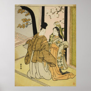 Höfling und Dame Poster