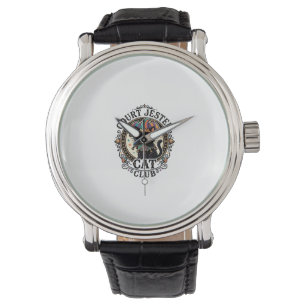Hofnarr Katze Lustige Katzenliebhaber Design - Hof Armbanduhr